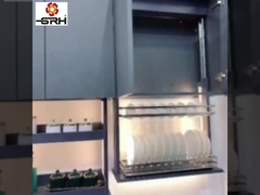 ขายปลีก ของใช้ในบ้าน ตู้ครัวยกตั้ง กระเป๋ายกผลไม้และผัก อัตโนมัติ