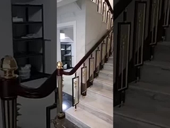 อัลลูมิเนียมสกัดคลาสสิก Balusters ประดับบันไดภายใน รั้วคุณภาพสูง