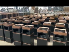 ถังขยะรีไซเคิลกลางแจ้ง 27L ถังขยะโลหะ