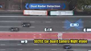 2026 SECTEC รถ GUARD กล้อง 24/7 ที่จอดรถเรดาร์ตรวจจับเลนส์ Night Vision UBOXPRO APP ต่อเนื่อง R