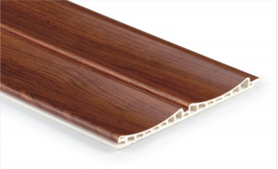แผงประตูบานเลื่อน PVC OEM แผงตกแต่งผนัง WPC
