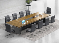 เฟอร์นิเจอร์สำนักงานเมลามีนคลาสสิกโต๊ะขาโต๊ะโลหะโต๊ะและเก้าอี้