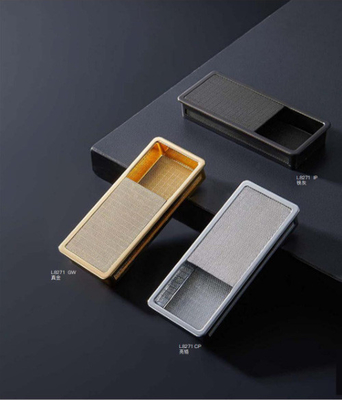 ขายร้อนขนาดใหญ่ สังกะสีเหล็กสีดําอุตสาหกรรม ซ่อนกระเป๋า Cabinet Recessed มือถือสําหรับกล่องเครื่องมือ