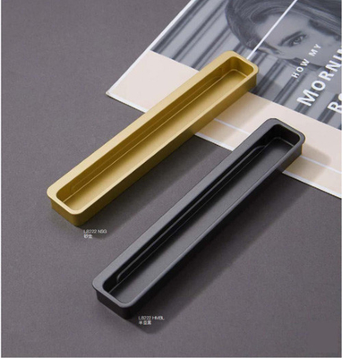ขายร้อนขนาดใหญ่ สังกะสีเหล็กสีดําอุตสาหกรรม ซ่อนกระเป๋า Cabinet Recessed มือถือสําหรับกล่องเครื่องมือ