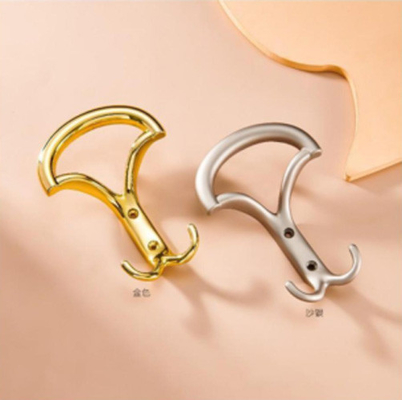 หนาภาระ Double Prong เสื้อโค้ท Hooks ผนังติดตั้ง 56 สกรู Retro Double Hooks หนาใช้งานสําหรับเสื้อโค้ท Scarf กระเป๋าสะพาย