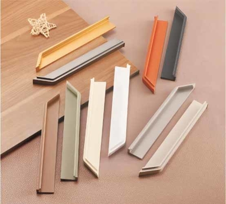 อลูมิเนียมสับสลัก กล่องตู้ผ้า slot เก็บซ่อน เฟอร์นิเจอร์ ตู้ประตูดึงมือ