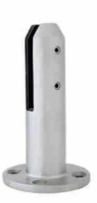 ปรับสแตนเลส Duplex ตารางฐานแผ่นกระจก Spigot สําหรับสระว่ายน้ํา Fencing Balustrades แฮนเดริล