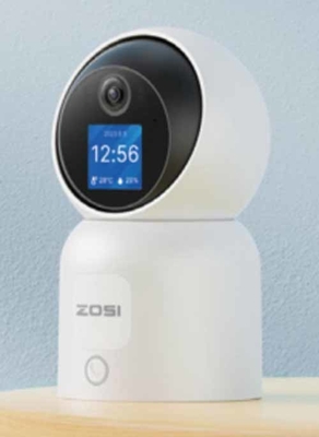 คุณภาพสูง 5 นิ้วไร้สาย Smart Video Baby Monitor พร้อม Night Vision 2 ทางเสียง Pan Tilt Zoom รองรับอุณหภูมิที่ติดตั้ง