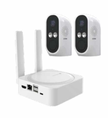 อุปกรณ์รักษาความปลอดภัย 4MP HD Double Lens WIFI กล้อง