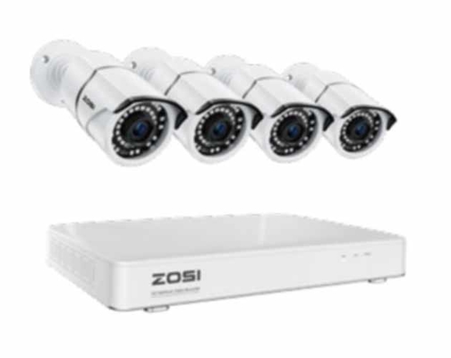 4ch 8ch ระบบกล้อง Wifi 3mp Kits กล้อง IP ไร้สาย ความปลอดภัย