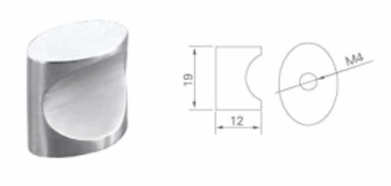 สแตนเลส 304 บอล Knob สําหรับเฟอร์นิเจอร์ ตู้ประตูตู้ 25 มม 30 มม เฉพาะกุหลาบครัว ห้องนอน Dresser โรงแรม ห้องนั่งเล่น