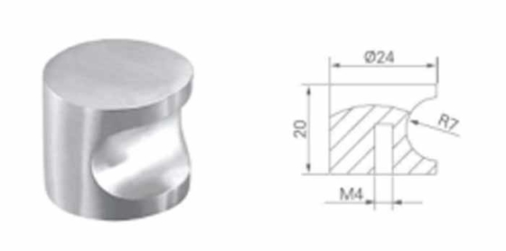 สแตนเลส 304 บอล Knob สําหรับเฟอร์นิเจอร์ ตู้ประตูตู้ 25 มม 30 มม เฉพาะกุหลาบครัว ห้องนอน Dresser โรงแรม ห้องนั่งเล่น