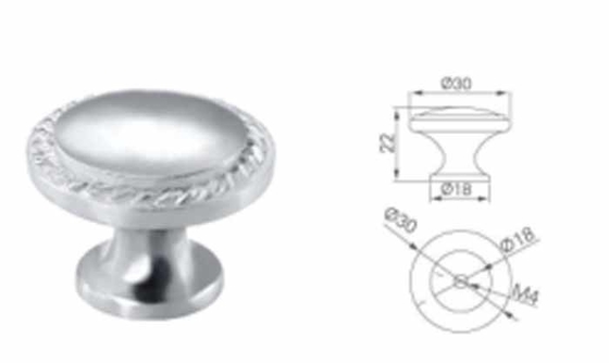 สแตนเลส 304 บอล Knob สําหรับเฟอร์นิเจอร์ ตู้ประตูตู้ 25 มม 30 มม เฉพาะกุหลาบครัว ห้องนอน Dresser โรงแรม ห้องนั่งเล่น