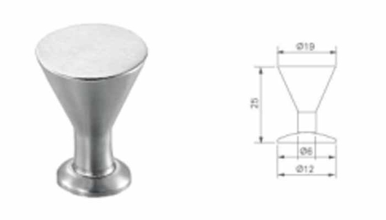 สแตนเลส 304 บอล Knob สําหรับเฟอร์นิเจอร์ ตู้ประตูตู้ 25 มม 30 มม เฉพาะกุหลาบครัว ห้องนอน Dresser โรงแรม ห้องนั่งเล่น