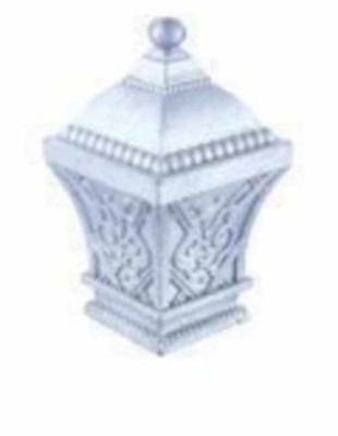 100x100 หรือ 4x4 นิ้ว อลูมิเนียม Fence Post Cap ประดับ Die Cast Post Cap