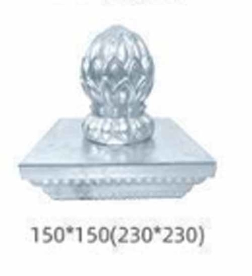 Guardrail รั้วภายนอก สแตนเลสกระปุก Post Cap Tube Cap สําหรับรั้วสวน