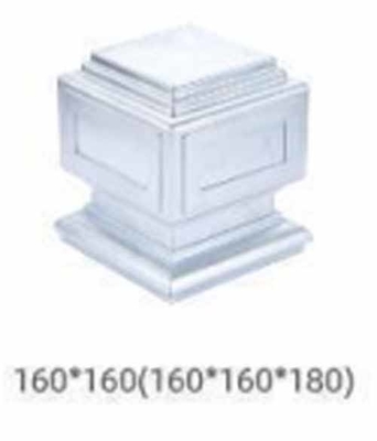 Guardrail รั้วภายนอก สแตนเลสกระปุก Post Cap Tube Cap สําหรับรั้วสวน