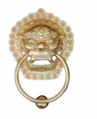 China Made Classical Entry Gate Round lion Head Type Pull Door Knockers Handles