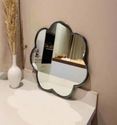 Modern Style Wooden Frame Full-length Mirror, Retro Wall Mirror, Suitable for Use As a Floor Mirror in Living Room and Bedroom
