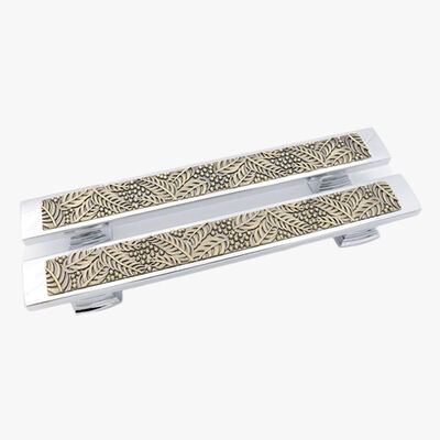 Aluminum Metallic Antique Bronze Glass Door Pull Handle