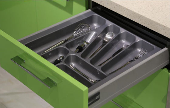 ถาดใส่ช้อนส้อมแบบยั่งยืน Flatware Drawer Organizer