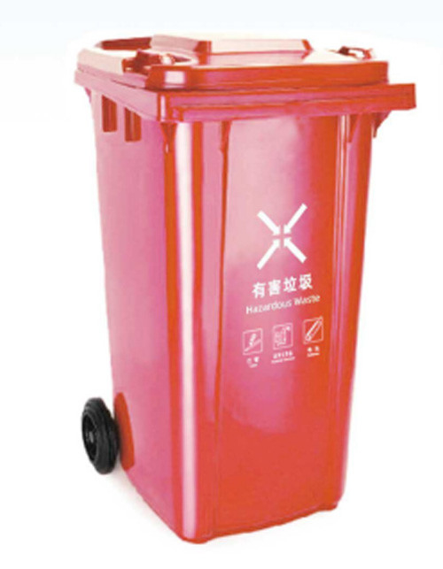 ผู้ผลิต 120l 240l 360l 660l 1100l ถังขยะพลาสติกขนาดใหญ่ข้างนอก/ถังขยะ/ถังขยะขยะสําหรับขาย