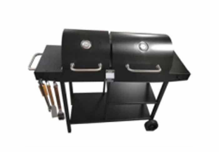 Multi Functional with Edge Grill, American Style Barbecue Grill, Gas Barbecue Grill, BBQ Foldable Edge Table with Wheels