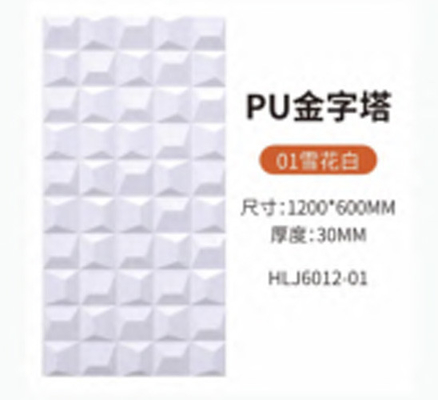 80mm Pu Single And Double Face หนักเบา เนื้ออิฐโฮโล แผ่นผนังตกแต่ง