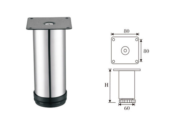 ขาโซฟาที่ทันสมัยอายุการใช้งานยาวนานวัสดุสแตนเลสประสิทธิภาพสูง