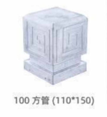 อุปกรณ์เสริมรางป้องกันเหล็กรางป้องกันเหล็ก คอลัมน์รางป้องกันเหล็ก กลมสี่เหลี่ยม หมวกปกหัว