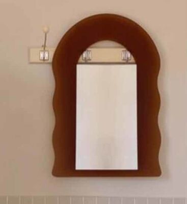 กระจกเงาเต็มตัวดีไซน์ใหม่ ตกแต่งห้องนั่งเล่น ห้องนอน สไตล์เกาหลี กระต่ายขนฟู กระจกเงาเต็มตัว