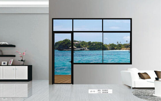 การออกแบบ Panoramic โมเดิร์น Ultra-thin Ultra-narrow อลูมิเนียม Alloy Frame ภายใน ห้องรับแขก ห้องนั่งเล่น Rolling Pull Door Mall Garage Garden
