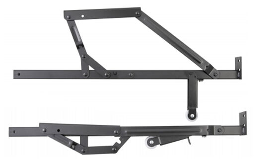 20 ท่อเหล็กที่มีความแม่นยํา ไม่มีรอย ตู้ก๊าซ Lift Struts เครื่องอเนกประสงค์สีดํา Hinge ทนทาน การทํางานเรียบง่าย เหมาะสําหรับตู้