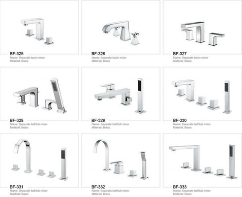 อุปกรณ์ห้องน้ำสวยทันสมัย ​​ก๊อกน้ำห้องน้ำทองเหลืองติดดาดฟ้า